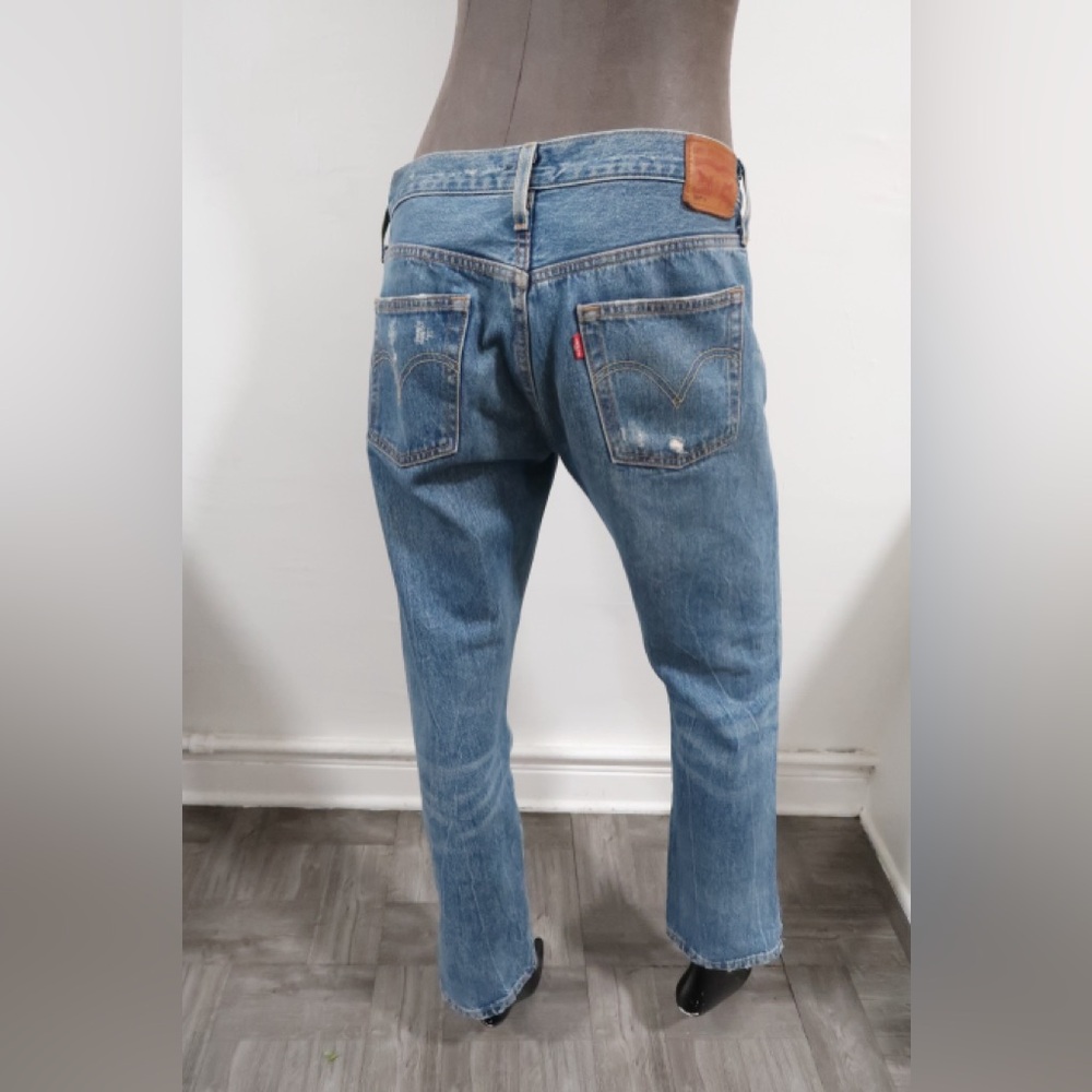 LEVI’S 501 RIPPED JEANS - Picture 3 of 6